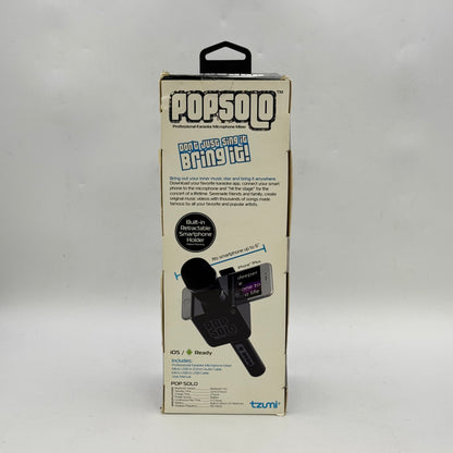 New Tzumi PopSolo Professional Bluetooth Karaoke Microphone Mixer