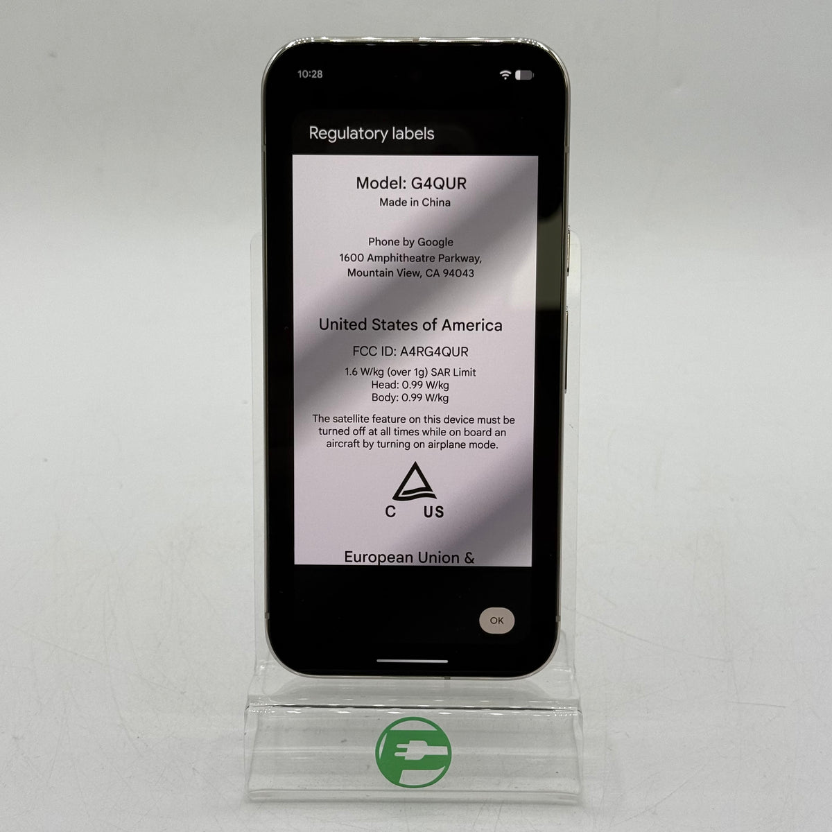 Factory Unlocked Google Pixel 10 Pro 128GB Porcelain G4QUR