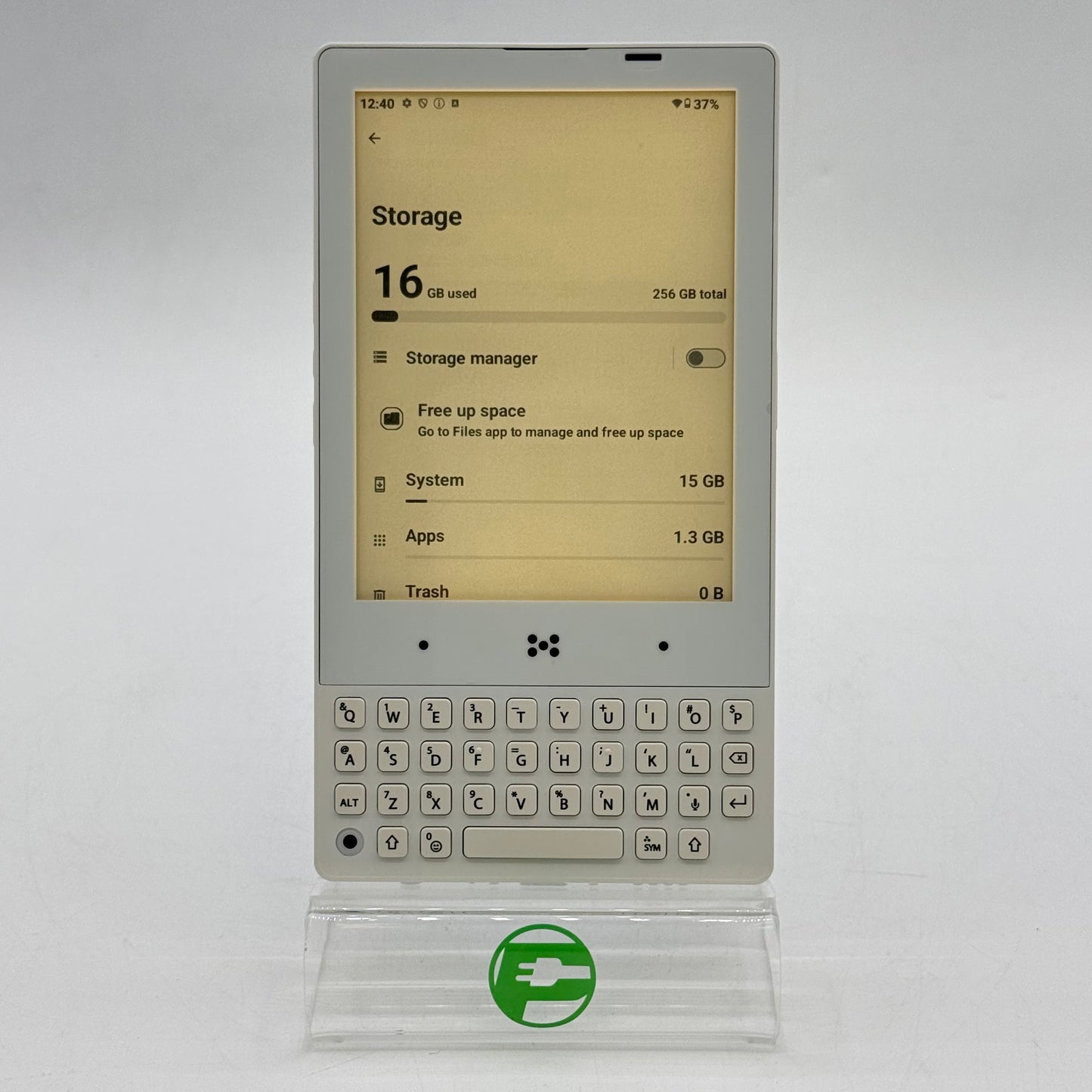 GSM Unlocked Minimal Phone 256GB 14 Pebble MP01