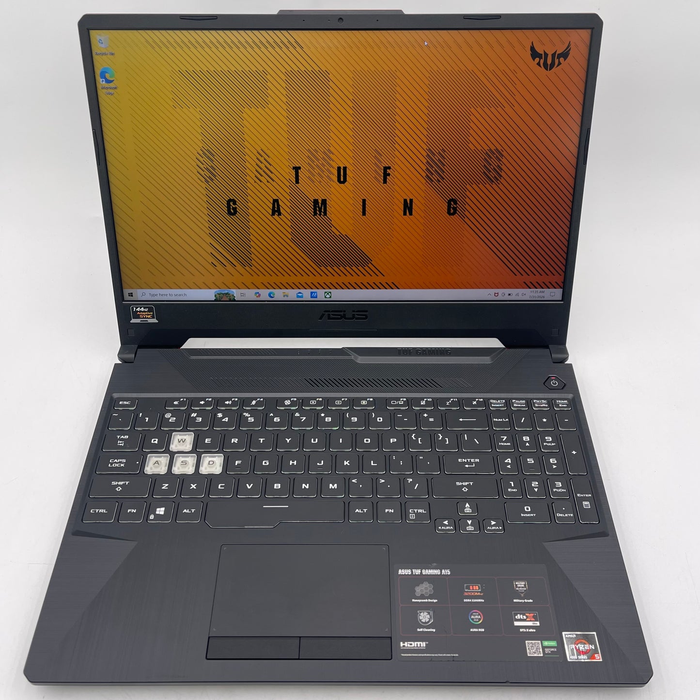 Asus TUF A15 15.6" Ryzen 5 4600H 3.0GHz 8GB RAM 512GB SSD GeForce GTX 1650