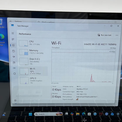 HP Envy x360 14-ES1023DX 14" Core 7 150U 1.8GHz 16GB RAM 512GB SSD