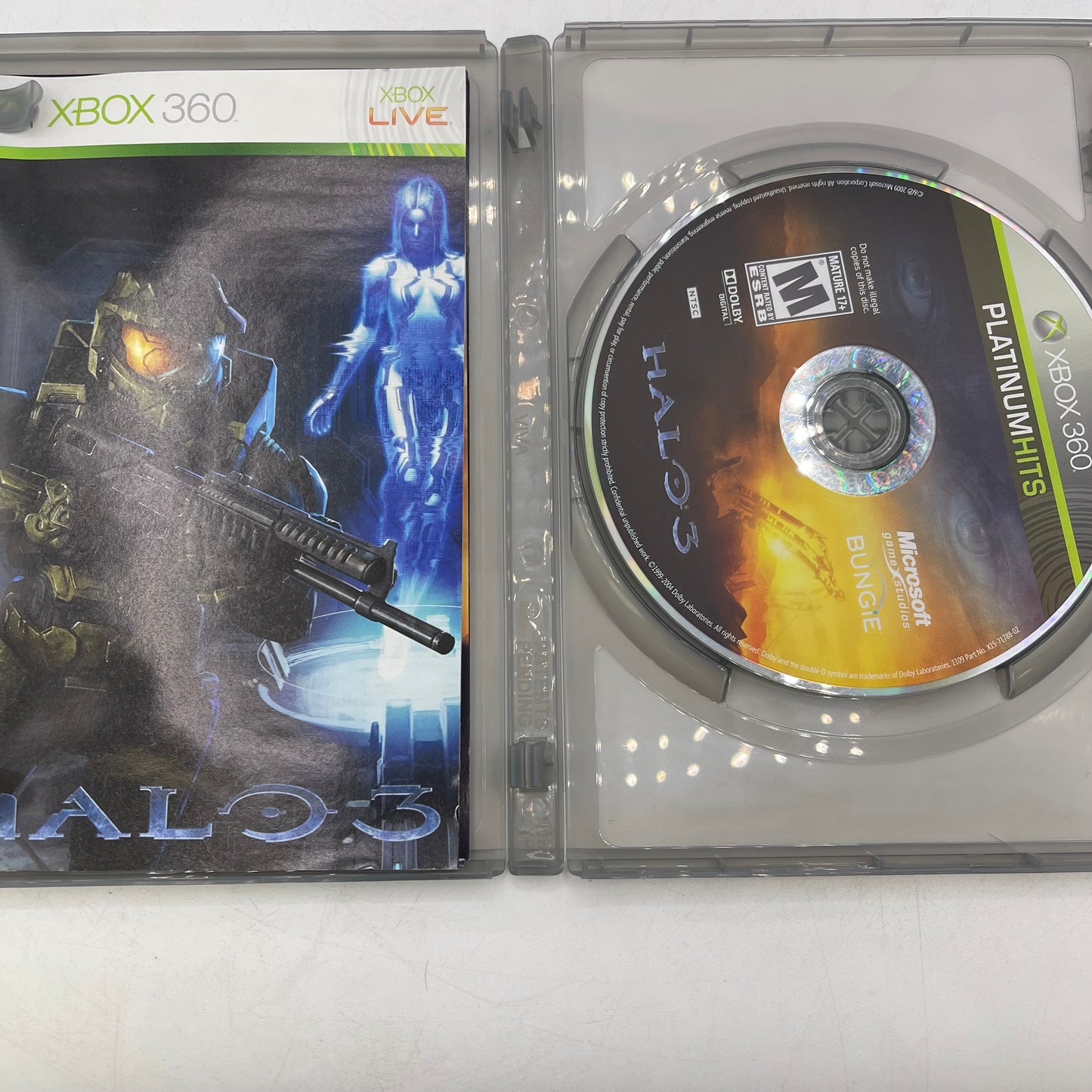 Lot of 2 Microsoft Xbox 360 Games Halo | COD 4