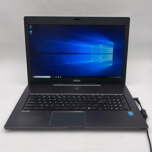Broken MSI MS-1771 i7-4700HQ 2.4GHz 16GB RAM 128GB SSD 750GB HDD GTX 765M Bad Battery