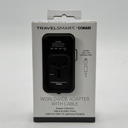 New Travelsmart Worldwide Adapter With Cable