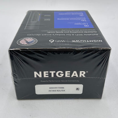 New NETGEAR Nighthawk AX1800 WiFi 6 RAX9-100PS Dual-Band Wireless Router