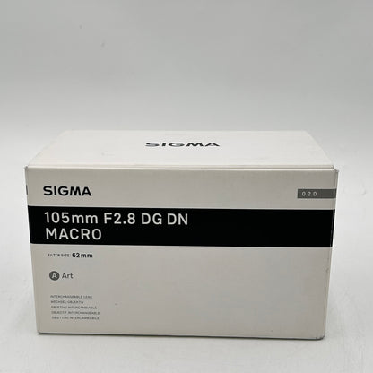New Sigma Art Lens 105mm f/2.8  DG DN Macro For Sony E-Mount Fixed/Prime Lens