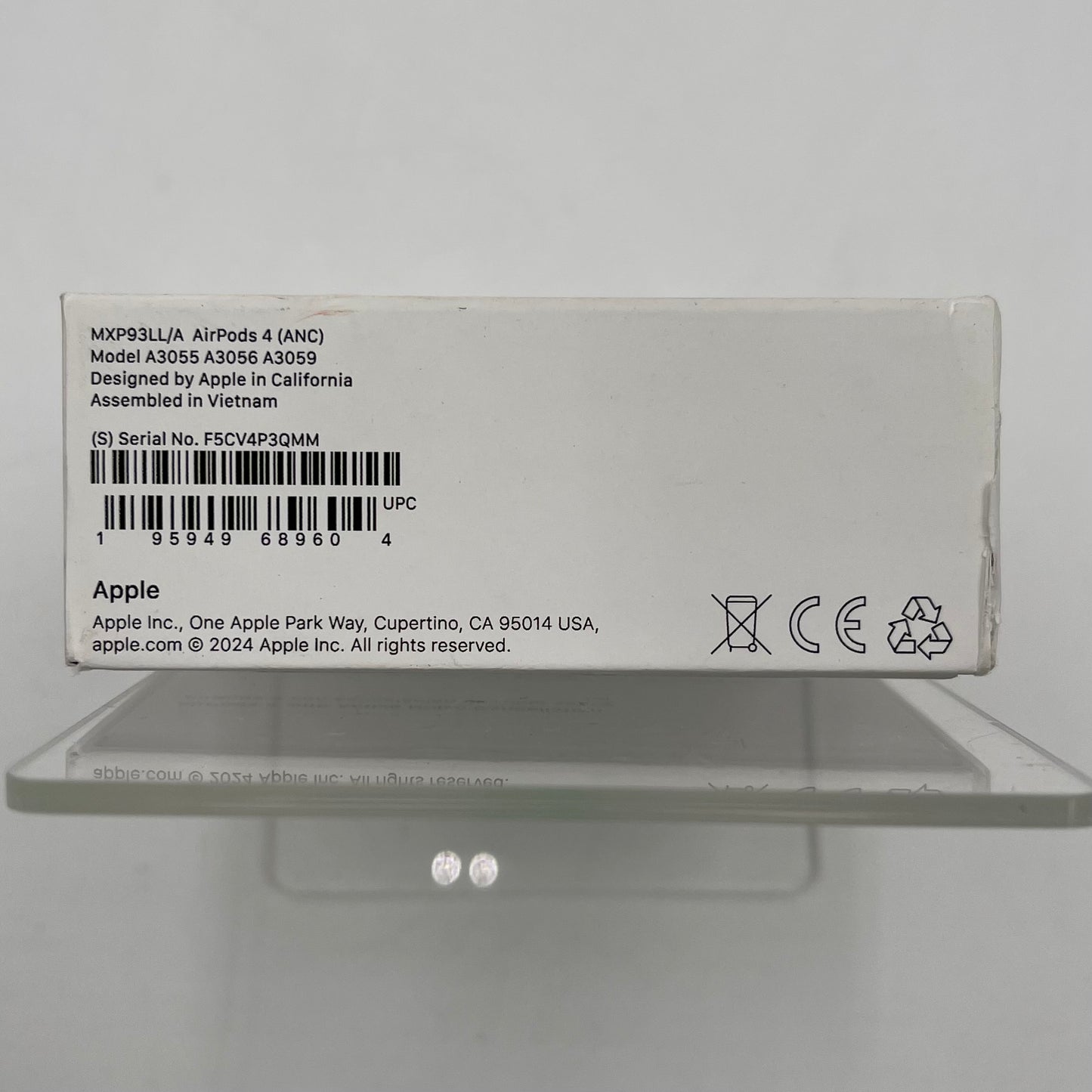 Apple AirPods 4 ANC A3056 A3055 A3059 MXP93LL/A