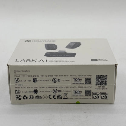 New Hollyland Lark A1 20Hz - 20kHz Wireless Lavalier Microphone System M18T