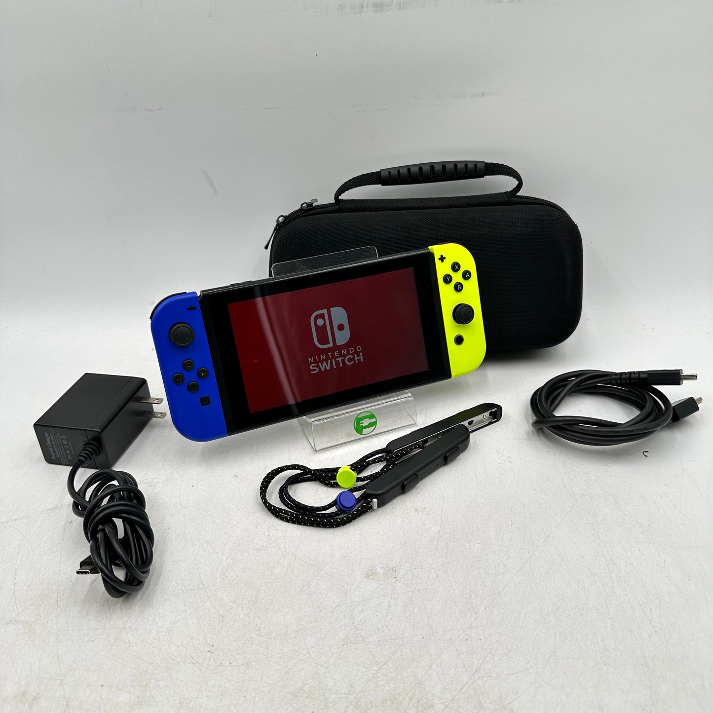 Nintendo Switch v1 Video Game Console HAC-001 Purple/Yellow READ