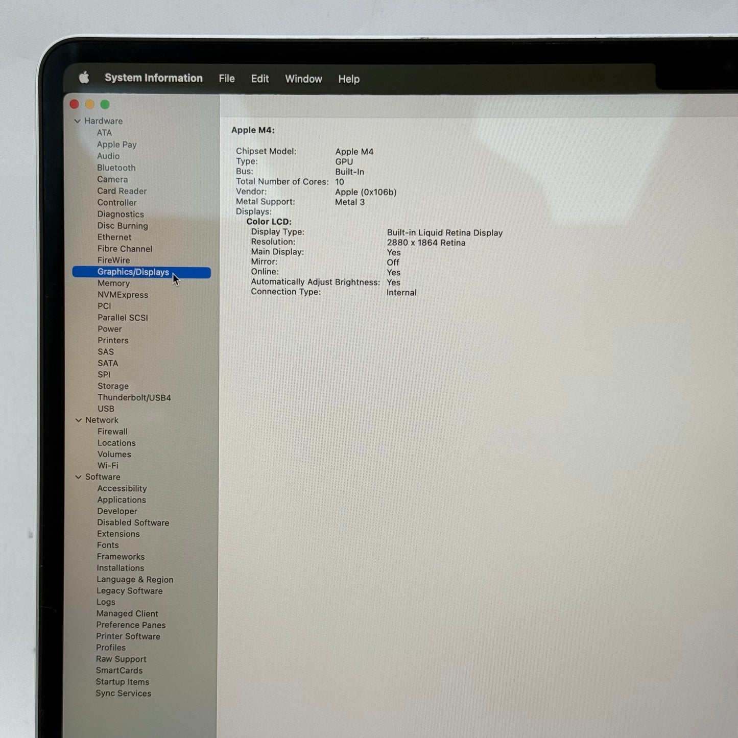 2025 Apple MacBook Air 15" M4 10C GPU 4.5GHz 24GB RAM 512GB SSD A3241