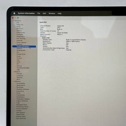 2025 Apple MacBook Air 15" M4 10C GPU 4.5GHz 24GB RAM 512GB SSD A3241