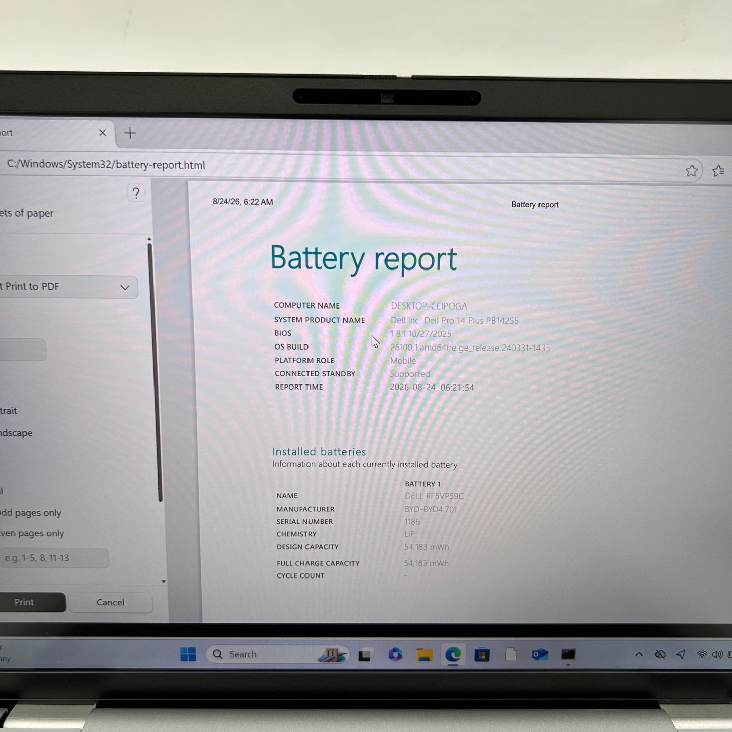 Dell Pro 14 Plus PB14255 14" Ryzen AI 7 Pro 350 2.0GHz 32GB RAM 512GB SSD