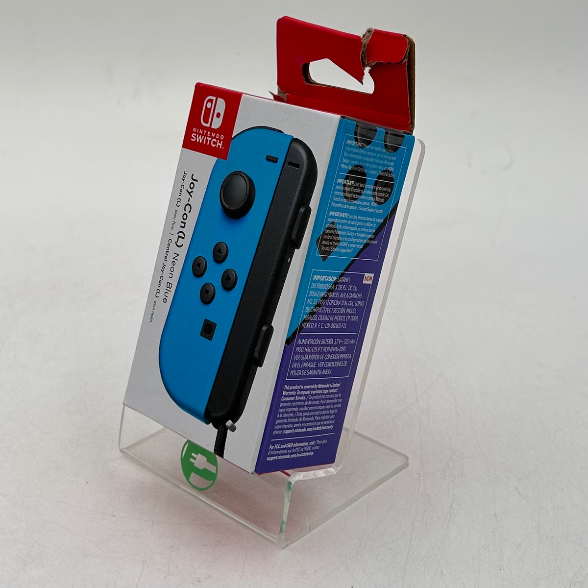 New Nintendo Switch Joy-Con HAC-015 Neon Blue (L)