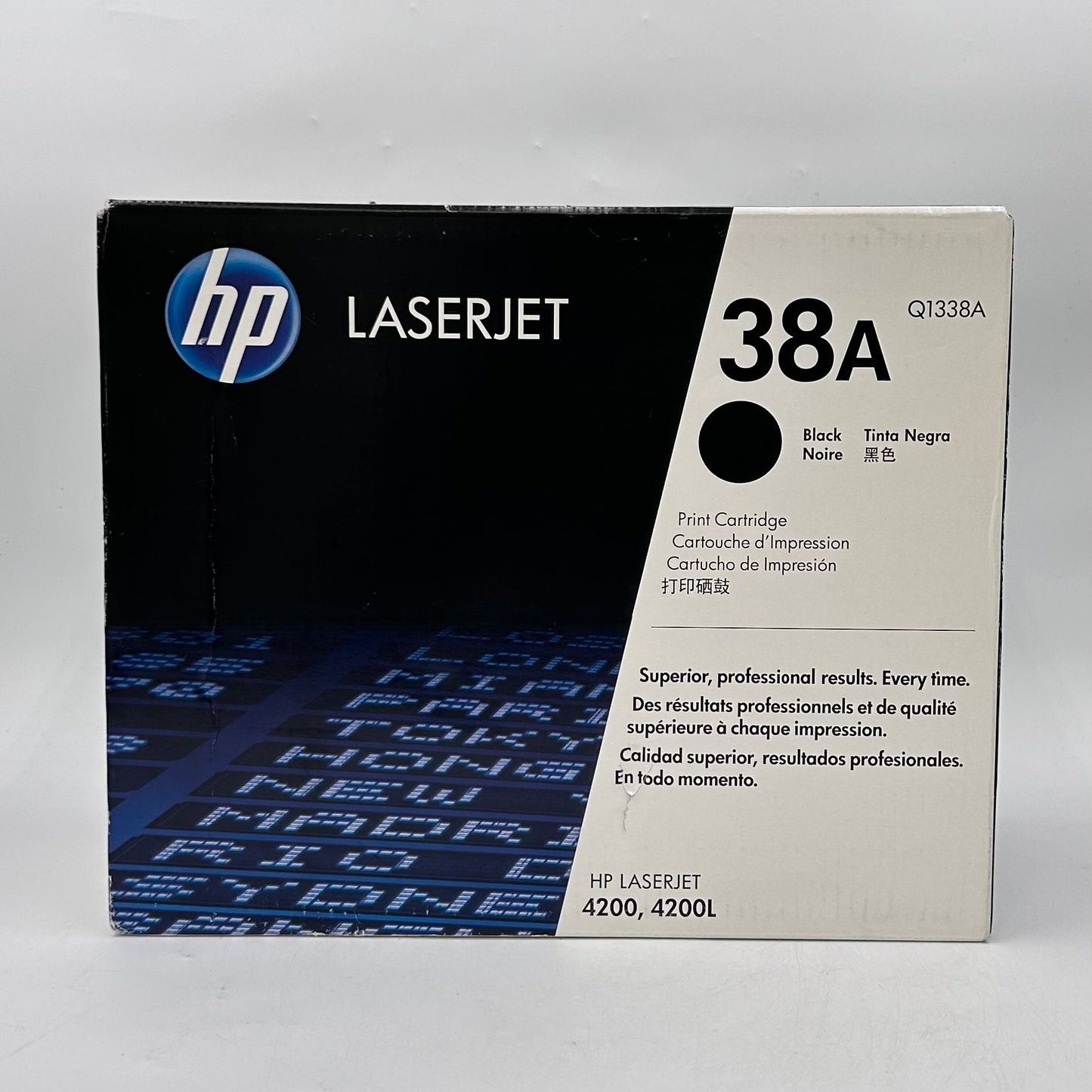 New HP Laser Jet 38A Q1338A Black Print Cartridge