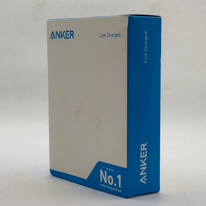New Anker Power Bank 10K Fusion Built-In USB-C Cable A1637 Black 