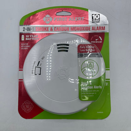 New First Alert 2-In-1 Smoke & Carbon Monoxide Alarm 1046803