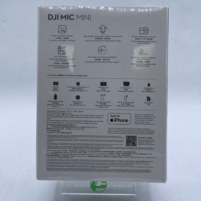 New DJI Mic Mini (2 TX + 1 RX + Charging Case) Wireless Microphone DM3005