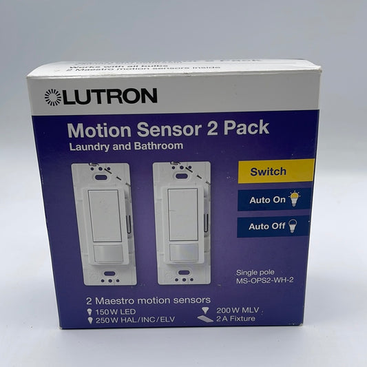 New Lutron Motion Sensor 2 Pack