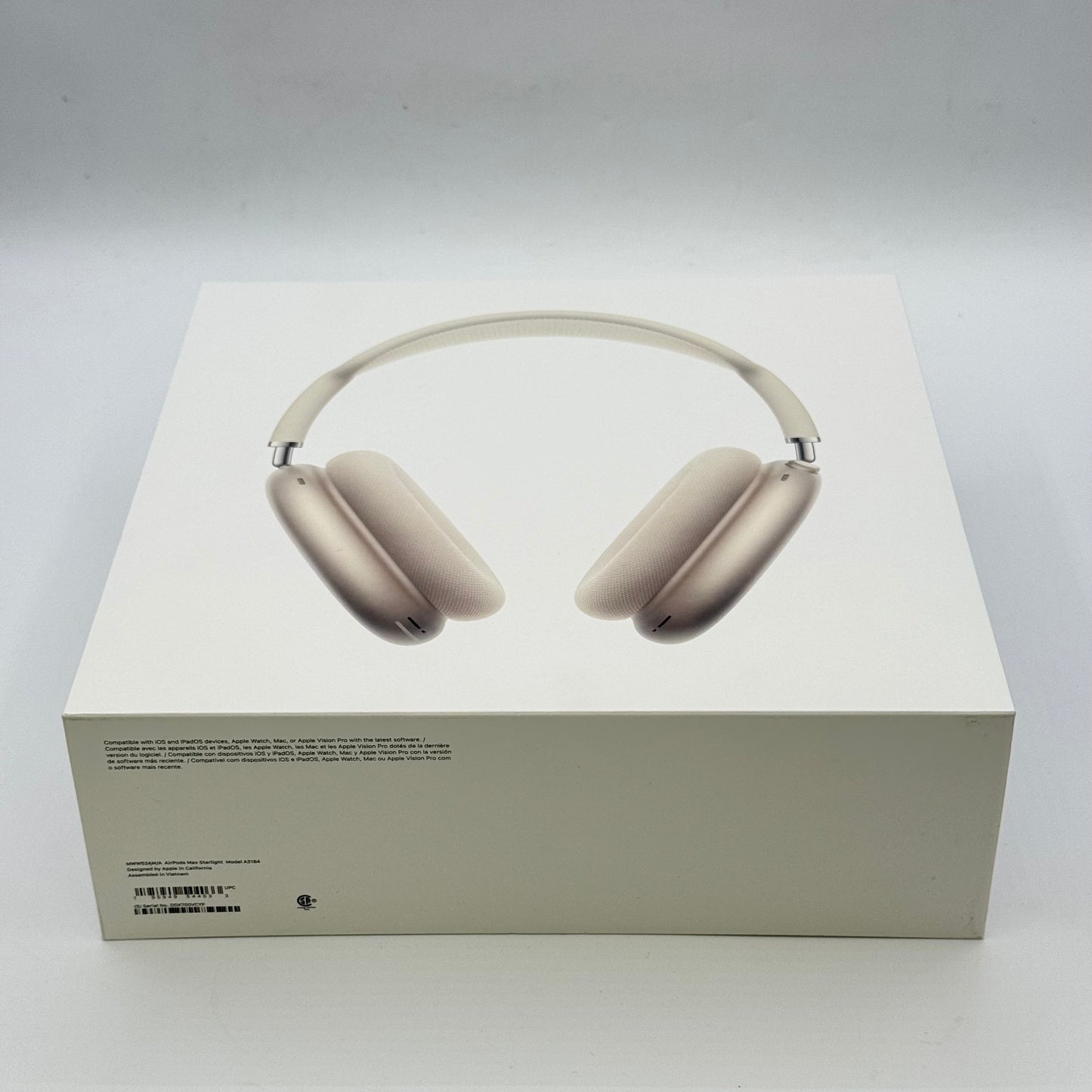 New Apple AirPods Max Wireless Over-Ear Headphones Starlight MWW53AM/A