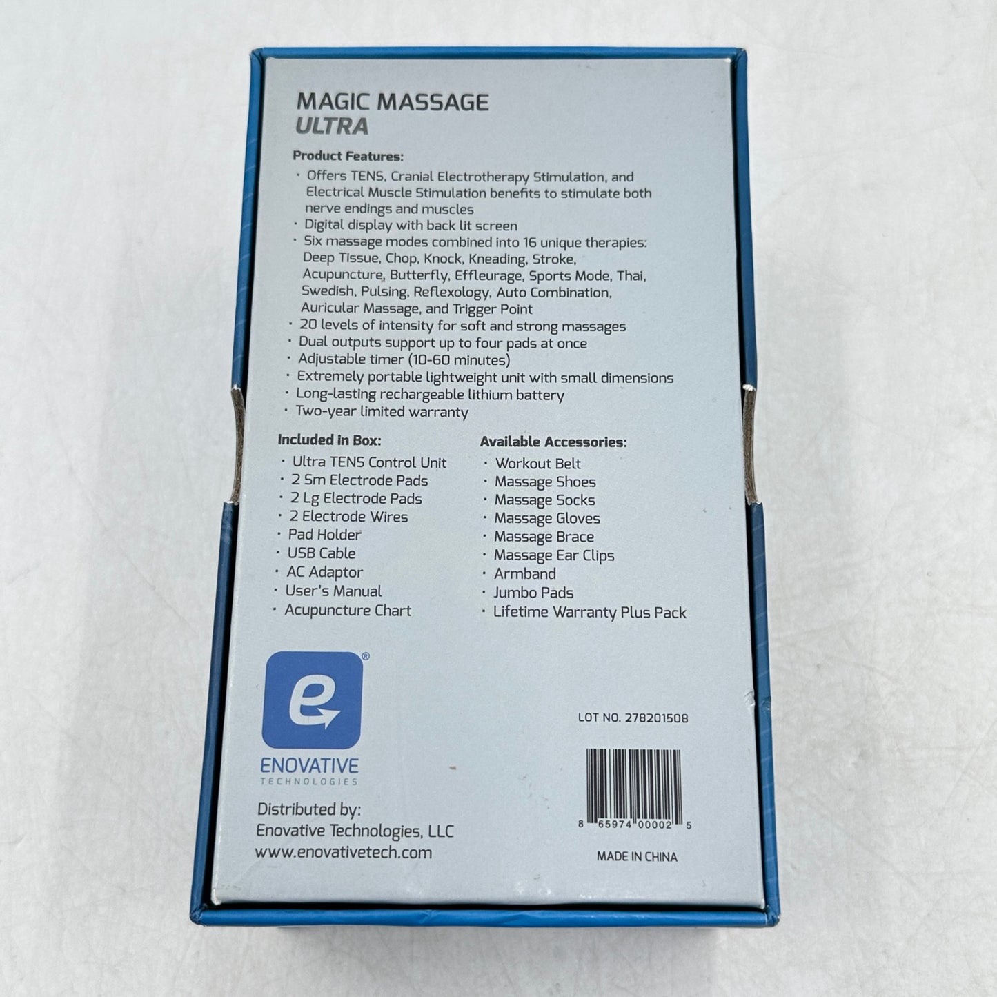 Enovative Technologies Magic Massage Ultra TENS Massager