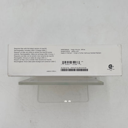 New Apple Magic Mouse A3204 White