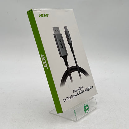 New Acer USB C to Displayport Cable 4K@60HZK Type-C to Displayport Cable 