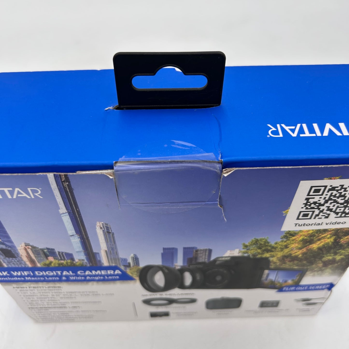New Vivitar 4K WiFi Digital Camera VECXX101-MBLK 20MP