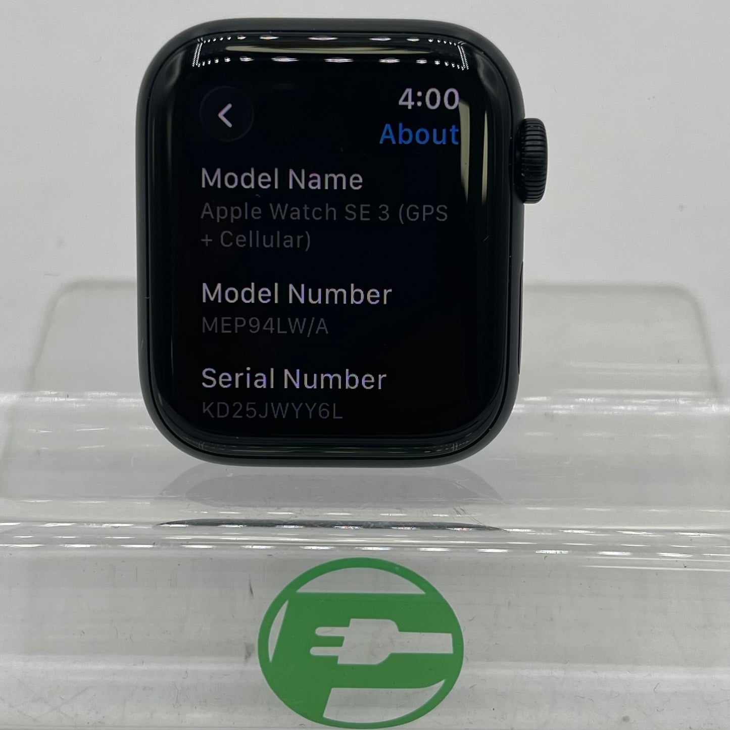 Unlocked Apple Watch SE 3rd Gen 40MM Midnight Aluminum Black MEP94LW/A