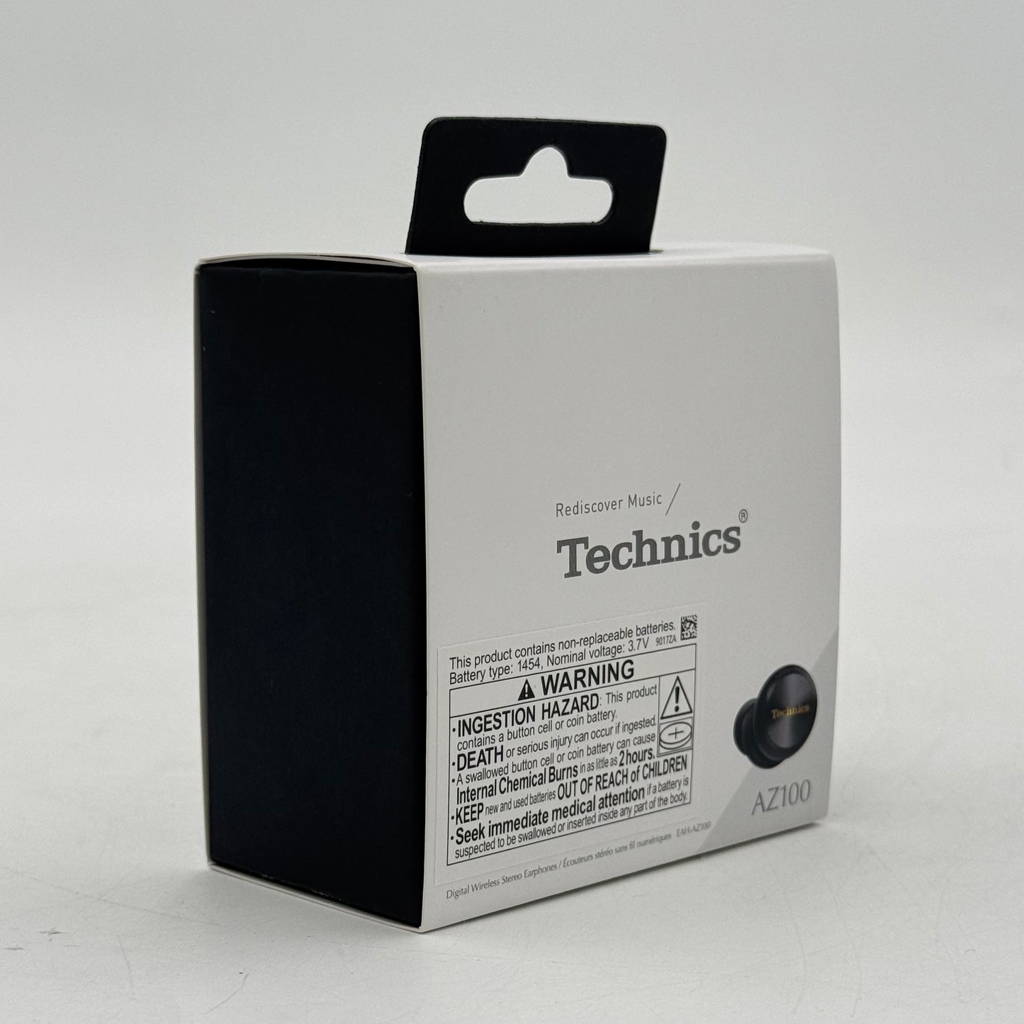New Technics True Wireless Stereo Earbuds Black AZ100
