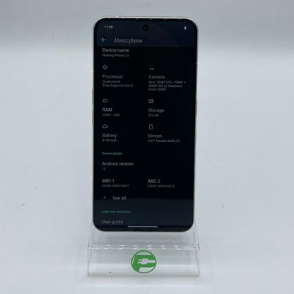 Nothing Phone 3 512GB 15 Silver A024 Unlocked
