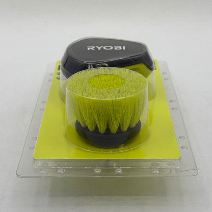 New Ryobi A95PS1 18V Palm Scrubber & 2" Medium Bristle Brush