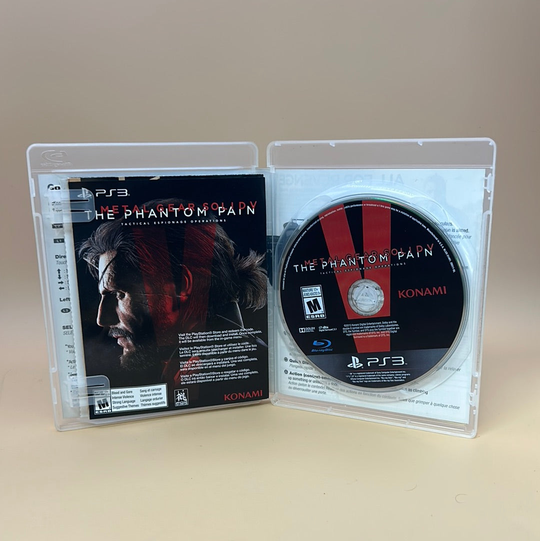 Metal Gear Solid V: The Phantom Pain  (Sony PlayStation 3 PS3,  2015)