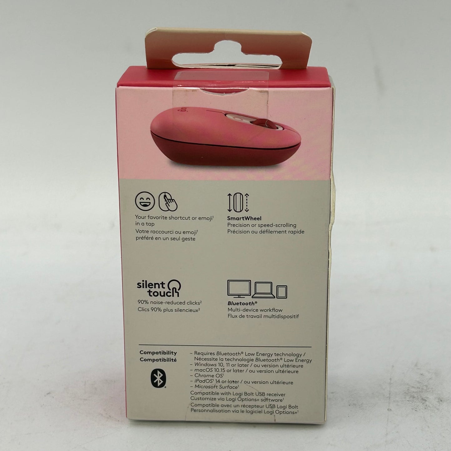 New Logitech Pop Mouse Pink MR0092