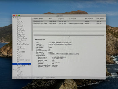 2018 Apple Mac Mini i5 3.6GHz 32GB RAM 512GB SSD Space Gray A1993