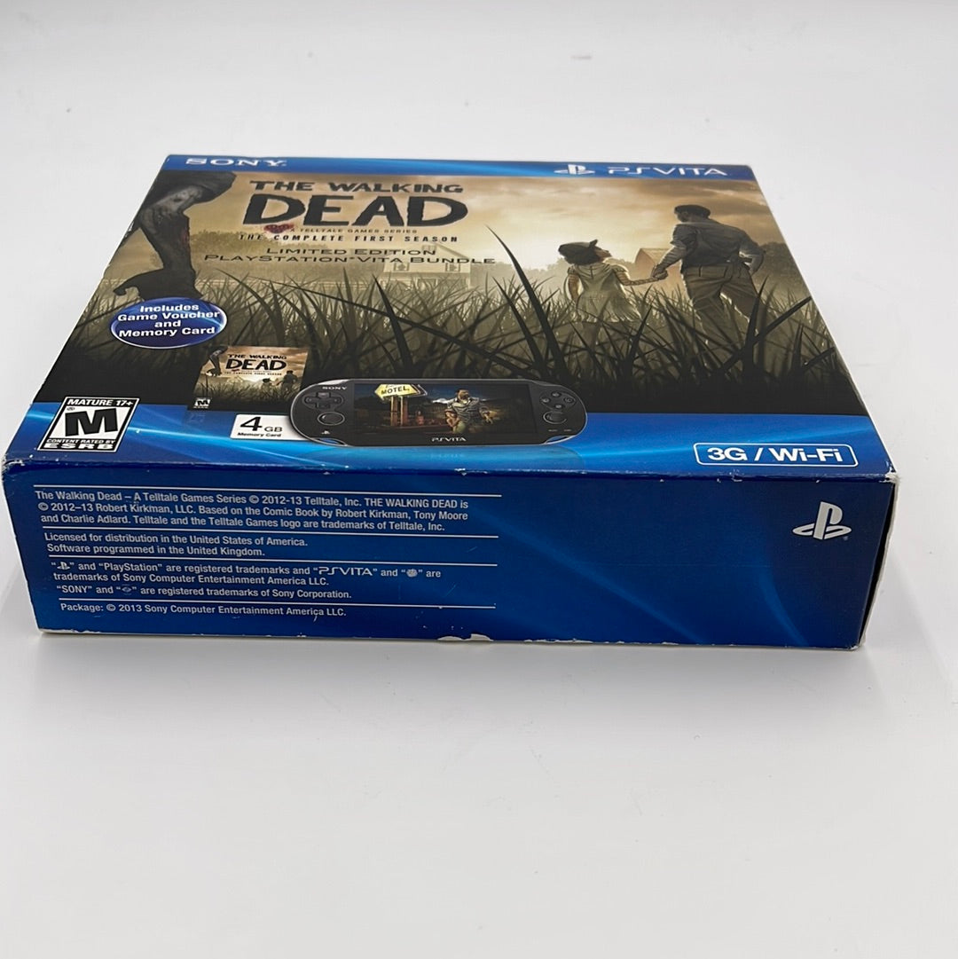 New Sony PlayStation VITA [The Walking Dead Limited Edition Bundle]  Black