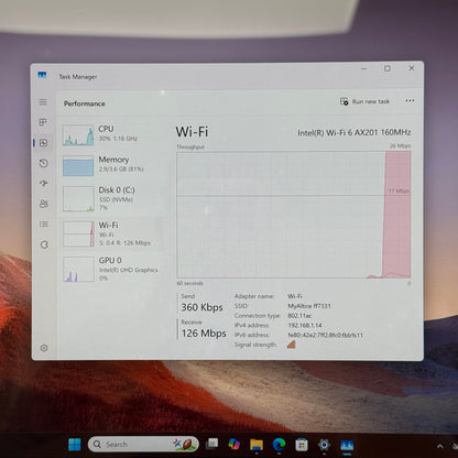 Microsoft Surface Pro 7 1866 12.3" i3-1005G1 1.2GHz 4GB RAM 128GB SSD