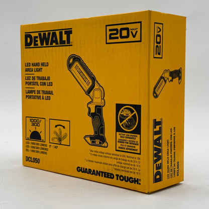 New DeWalt DCL050 20V MAX LED Hand Held Area Light