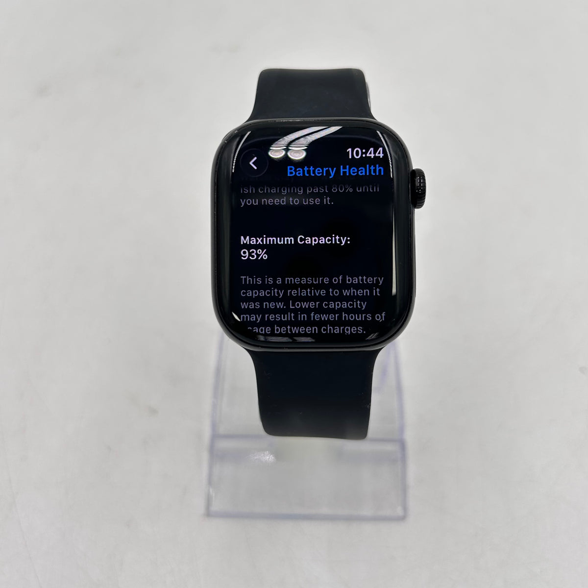 GPS Only Apple Watch Series 10 42MM Black Aluminum Black Solo Loop MWWX3LW/A