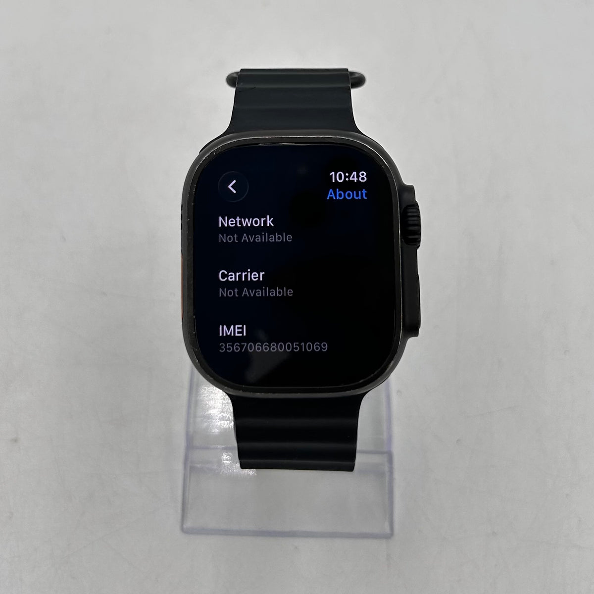 Unlocked Apple Watch Ultra 2 49MM Black Titanium Black Ocean Band MX4P3LW/A
