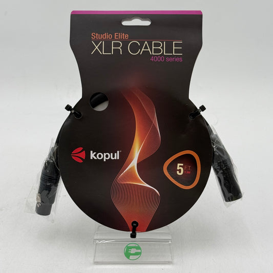 New Kopul Studio Elite 4000 Series XLR M To F Audio Cable M4005 (5 ft.)