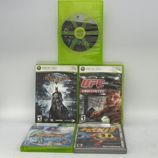 Lot of 5 Microsoft Xbox 360 Games