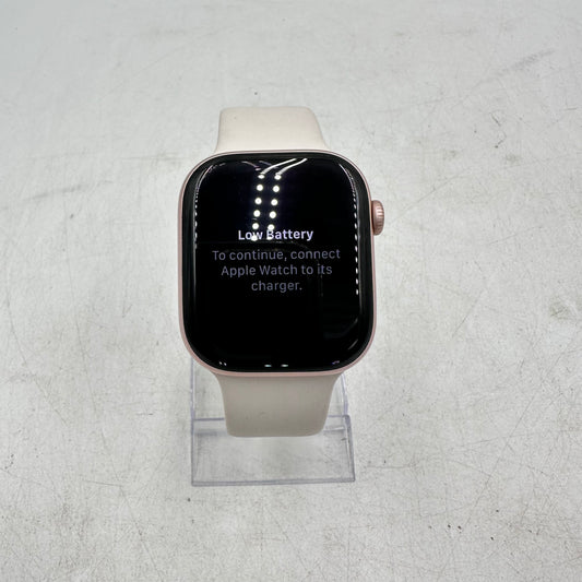 Factory Unlocked Apple Watch Series 10 46MM Rose Gold Aluminum w/ Sport Band  