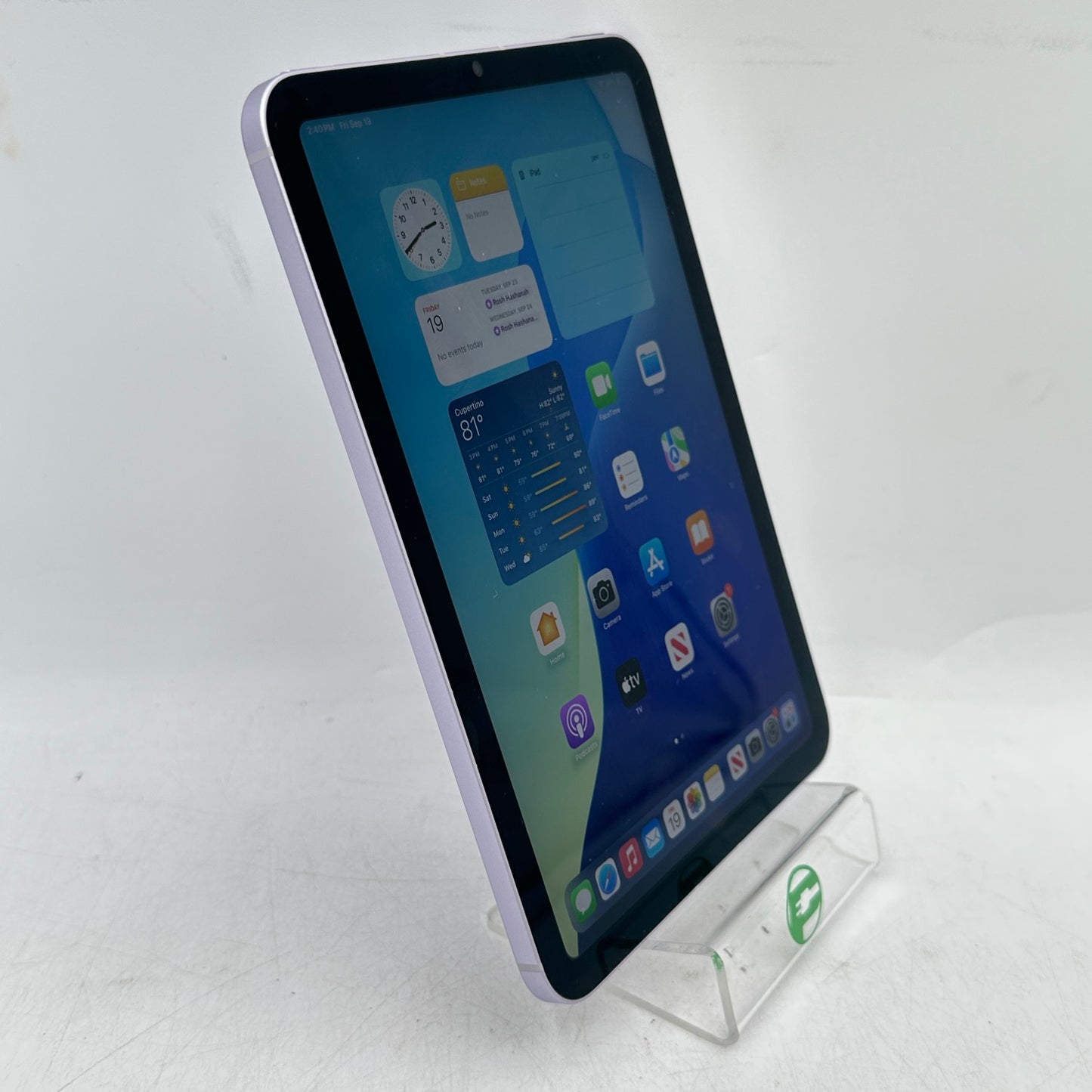 Unlocked Apple iPad mini (A17 Pro) 128GB Purple MXPR3LL/A