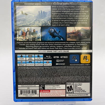 Grand Theft Auto Five (Sony PlayStation 4 PS4, 2014)