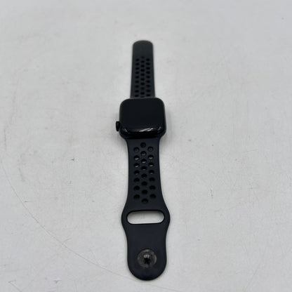 GPS Only Apple Watch SE 2nd Gen 40MM Midnight Aluminum Nike Sport Band MNT73LL/A
