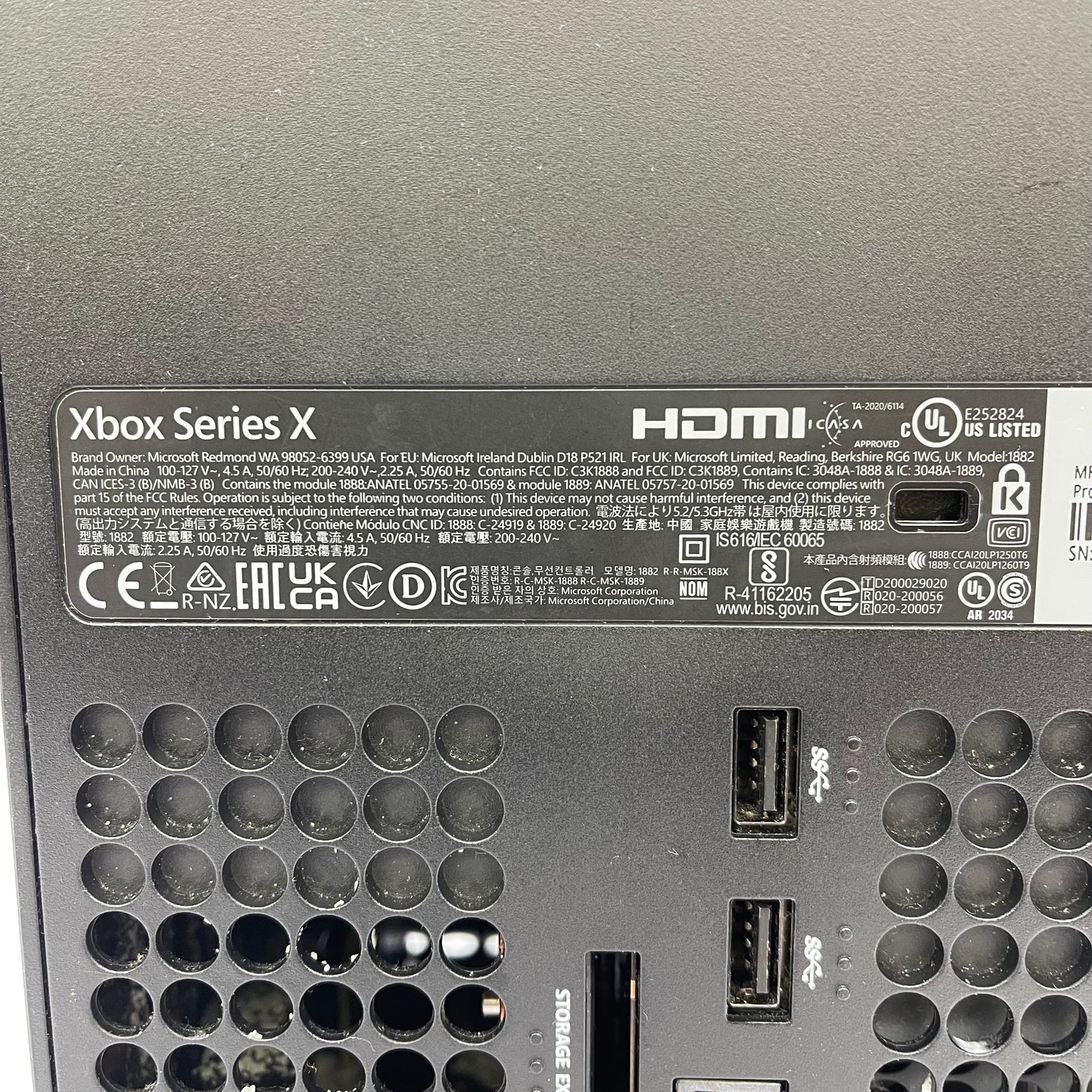 Microsoft Xbox Series X 1TB Console Gaming System Only Carbon Black 1882