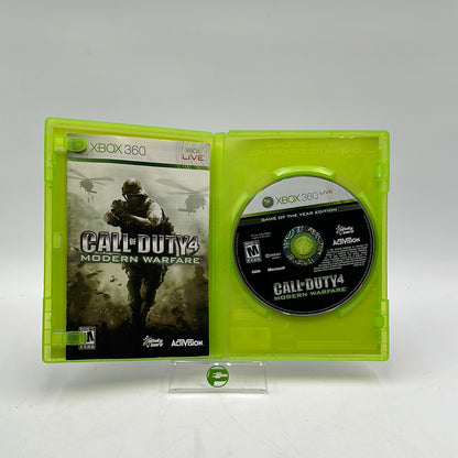 Call of Duty 4 Modern Warfare [Game of the Year]  (Microsoft Xbox 360,  2008)