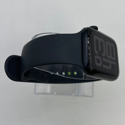 GPS Only Apple Watch SE 3 44MM Midnight Aluminum Black Sport Band MEHQ4LW/A