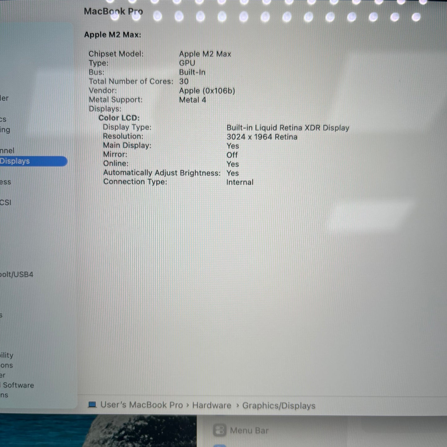 2023 Apple MacBook Pro 14" M2 Max 30C GPU 3.5GHz 32GB RAM 1TB SSD A2779 Read