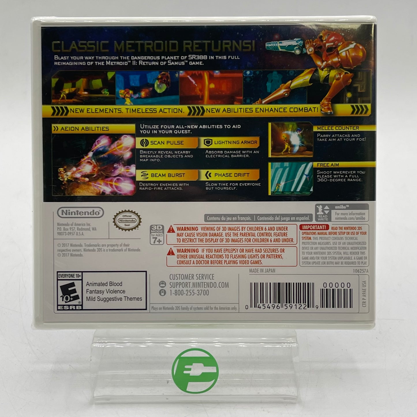 New Metroid Samus Returns (Nintendo 3DS, 2017)